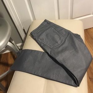 Rock & Republic Silver Gray Metallic Women’s Pants